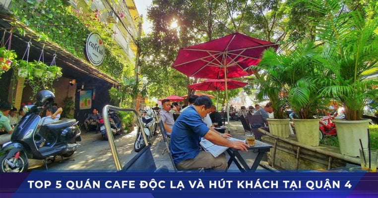 top 5 quán cafe quận 4