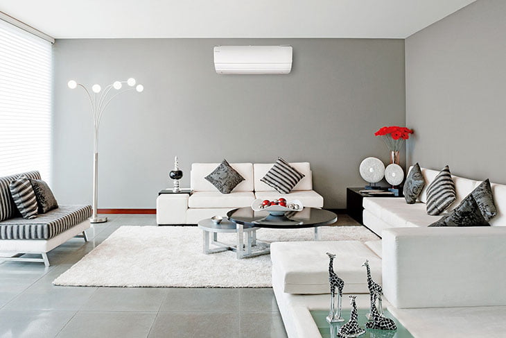 Vị trí đặt máy lạnh phòng khách